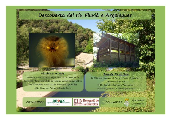 Xerrada i sortida al riu Fluvià al seu pas per Argelaguer Agrupació Naturalista i Ecologista de La Garrotxa III DESCOBERTA DEL RIU FLUVIÀ